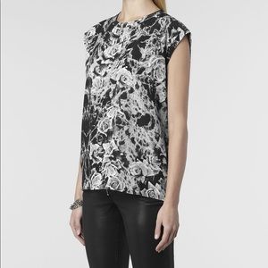 100%Silk All-saints Top never worn US0